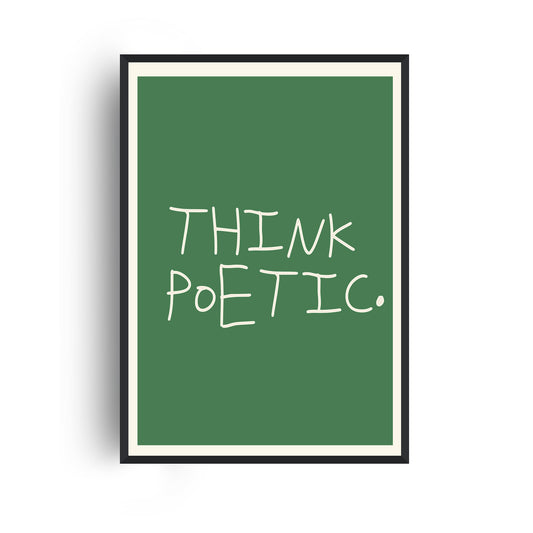 Think Poetic Retro Giclée Art Print