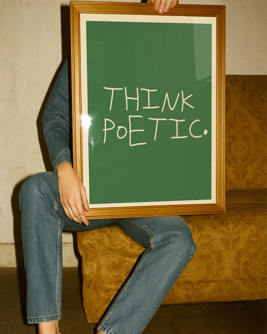 Think Poetic Retro Giclée Art Print