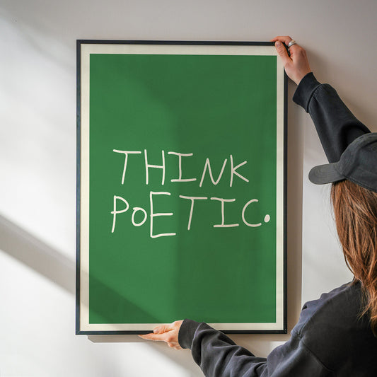 Think Poetic Retro Giclée Art Print