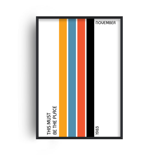 This must be the place retro Giclée Art Print