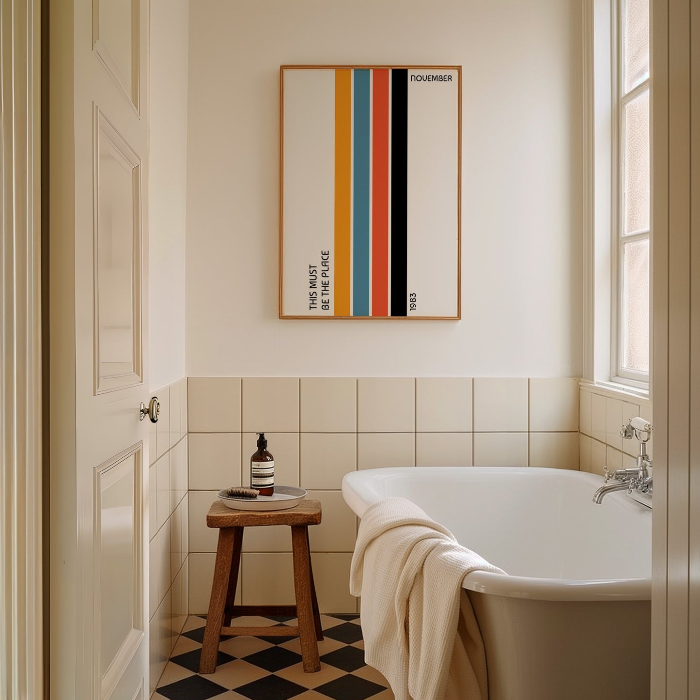 This must be the place retro Giclée Art Print
