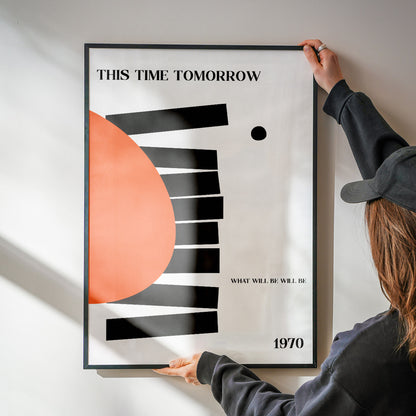 This time tomorrow abstract Giclée Art Print