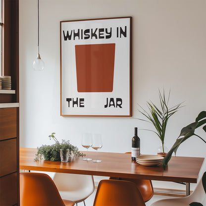 Whiskey In The Jar Retro Music Giclée Art Print