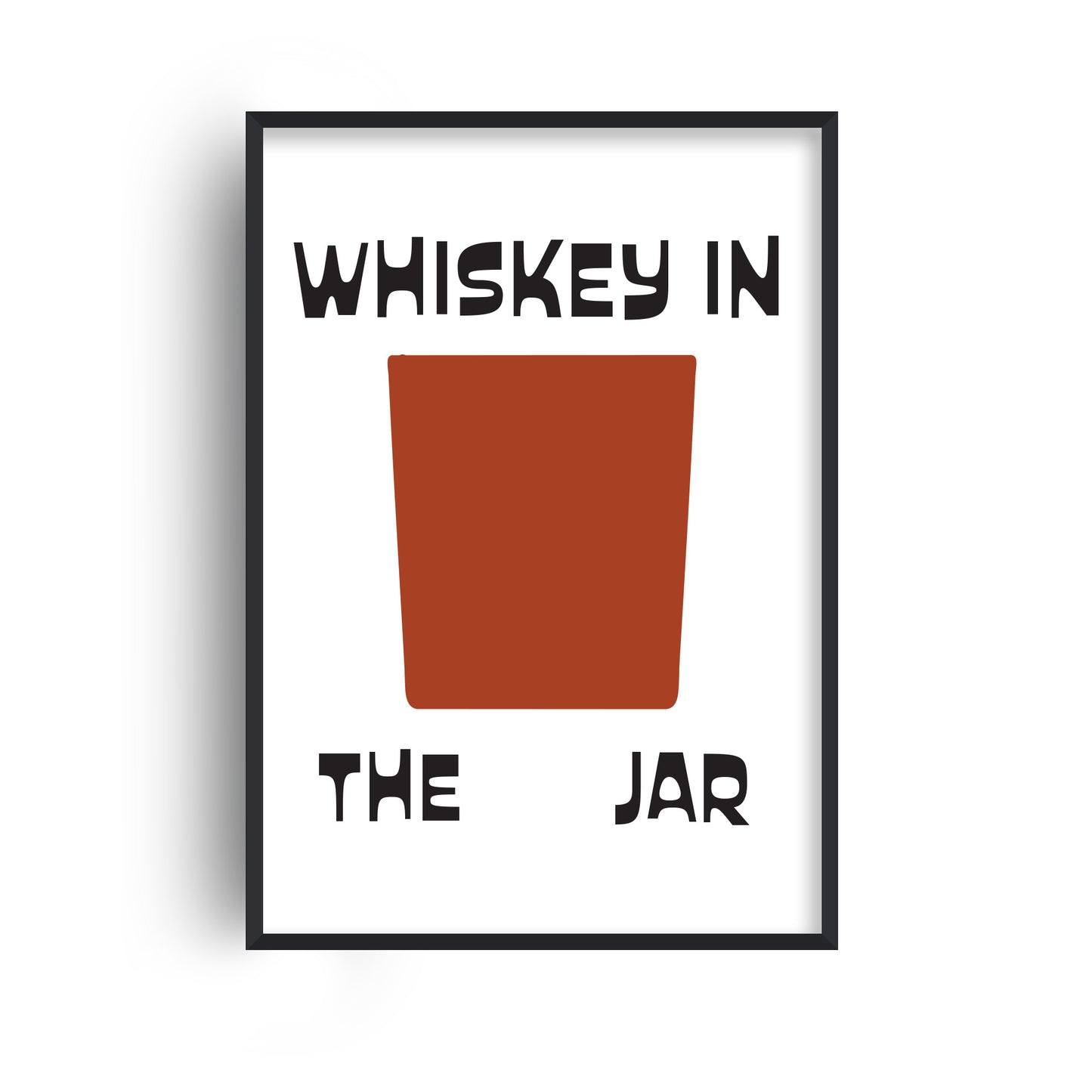 Whiskey In The Jar Retro Music Giclée Art Print
