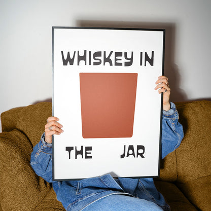 Whiskey In The Jar Retro Music Giclée Art Print