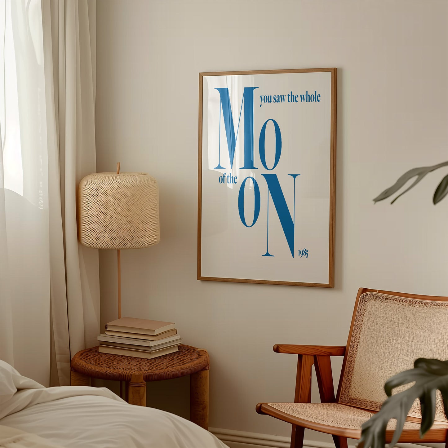 Whole of the Moon Retro Giclée Art Print