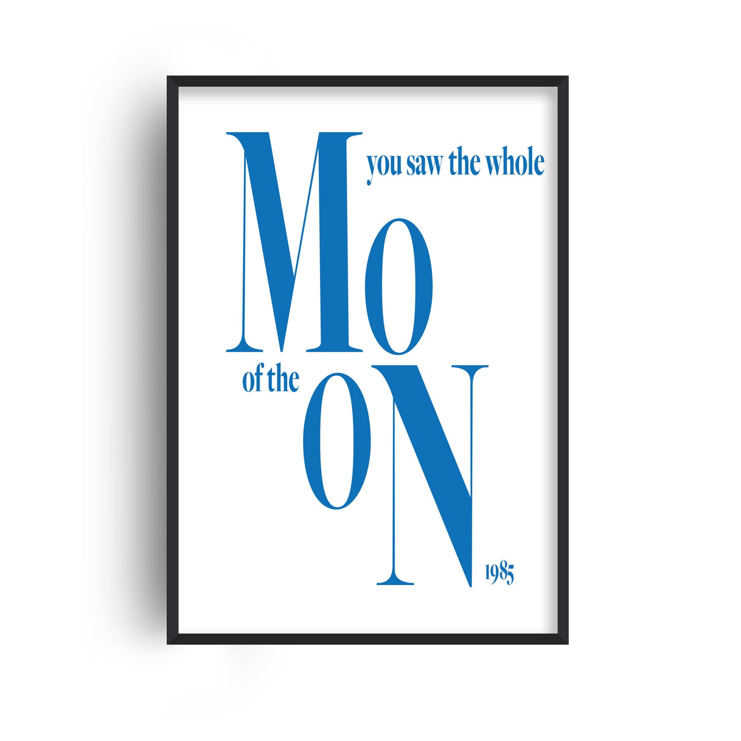 Whole of the Moon Retro Giclée Art Print