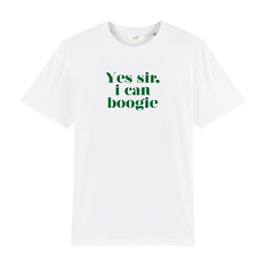Yes sir I can Boogie oversized retro slogan t-shirt