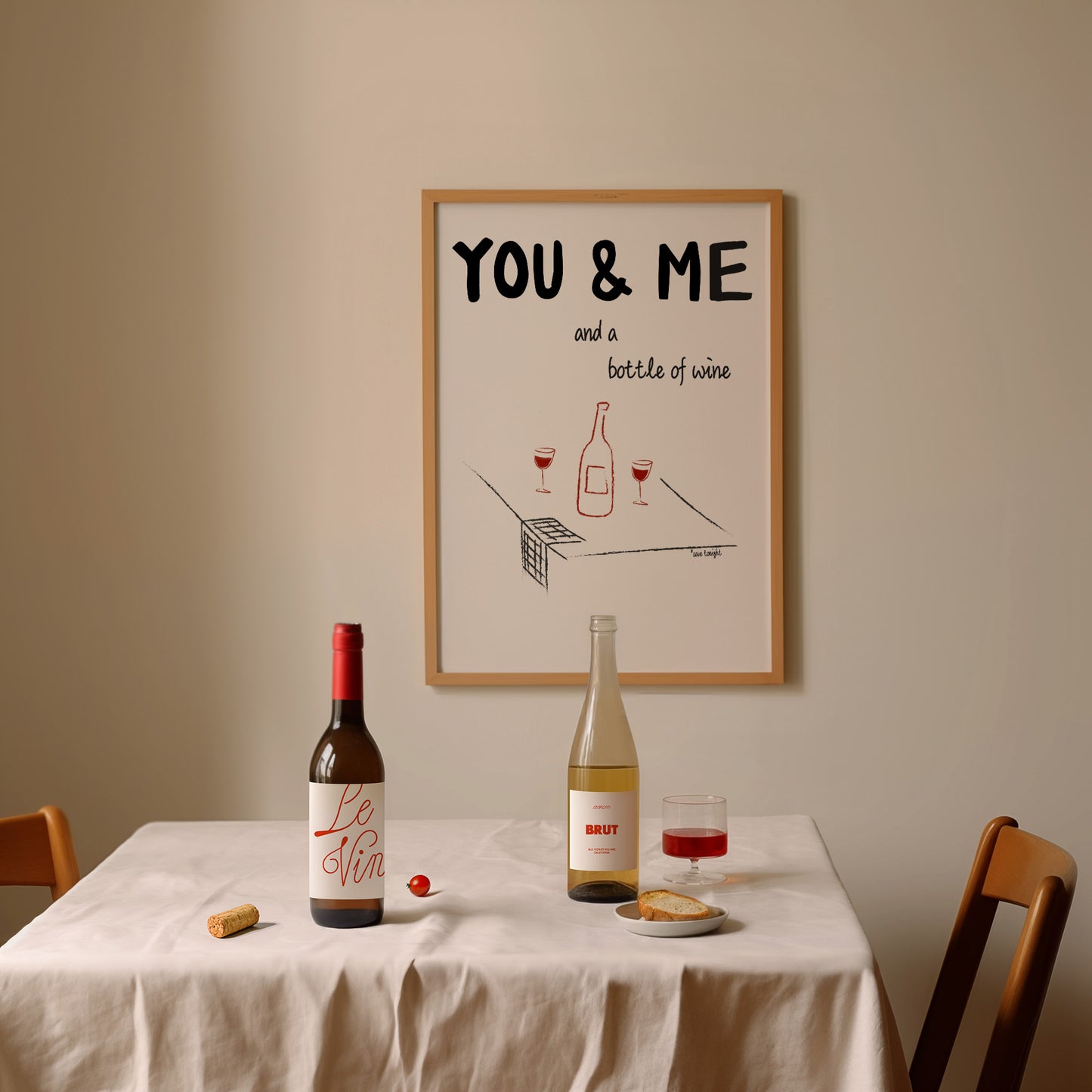 You And Me Retro Music Giclée Art Print