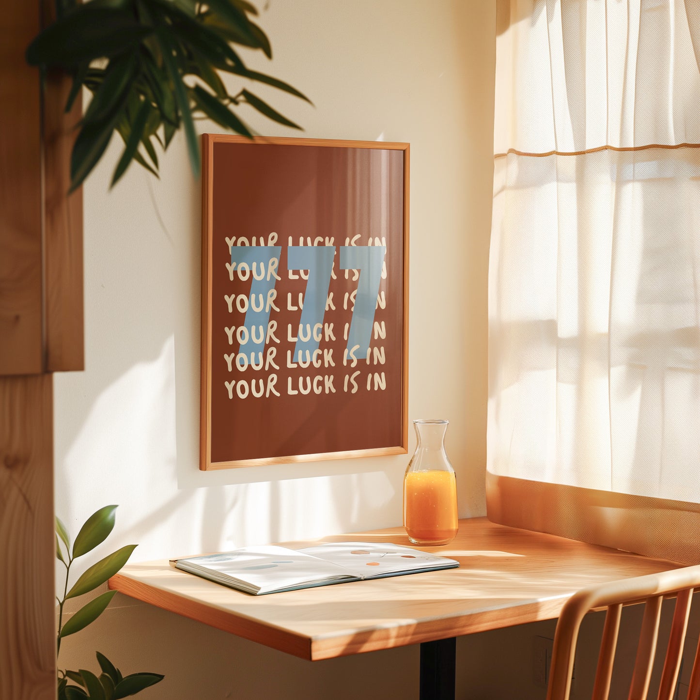 Your Luck Is In Retro Art Print
