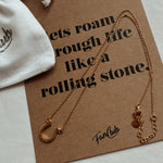 Get lucky Horse shoe 18K Gold plated sterling silver necklace