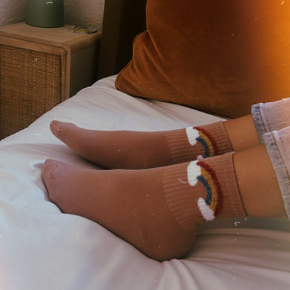 She's A Rainbow Rib Sock