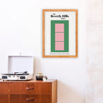The Beverly Hills hotel Giclée retro Art Print