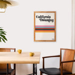 California Dreaming Giclée retro art Print