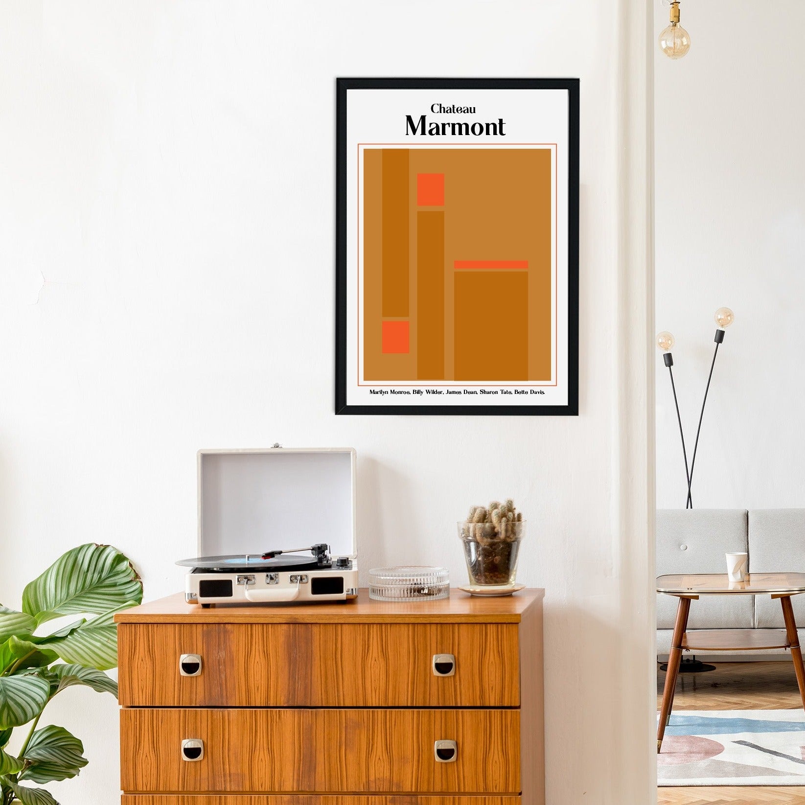 Chateau Marmont Giclée retro Art Print