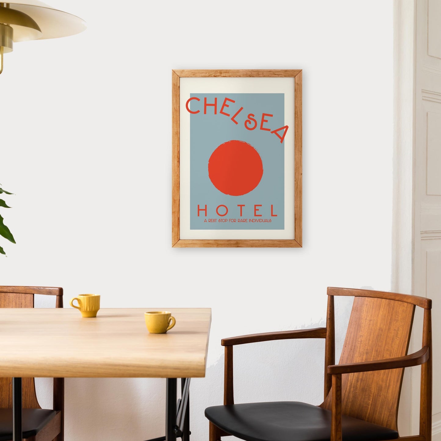 Chelsea Hotel charity retro Art Print