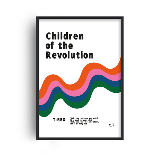 SECONDS SALE Children Of The Revolution Music Giclée Art Print