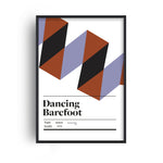Dancing Barefoot Retro Giclée Art Print