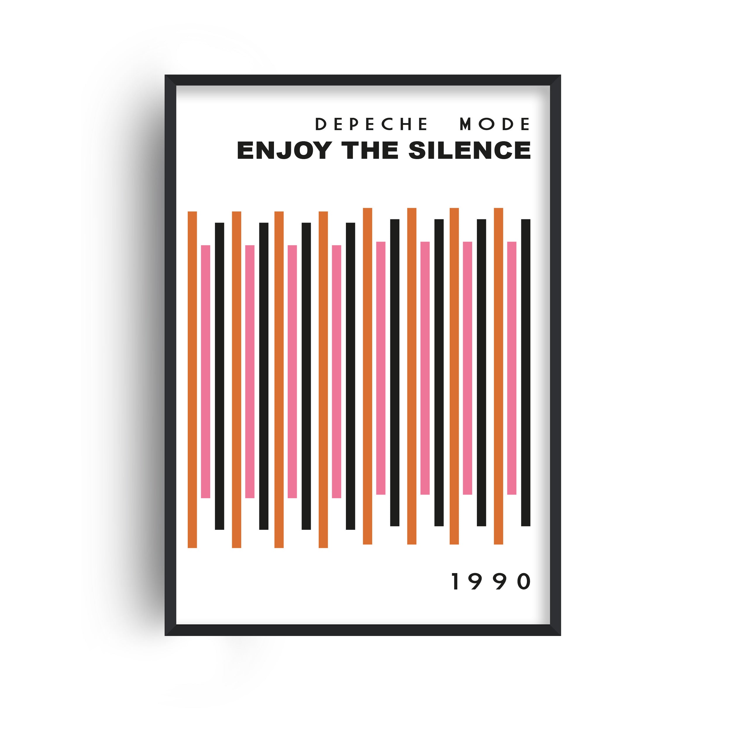 Enjoy The Silence Giclée retro Art Print