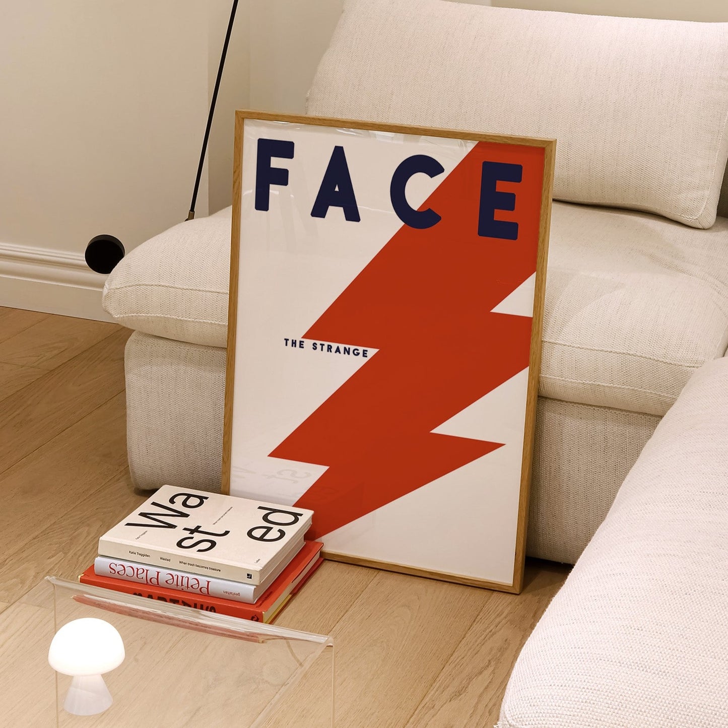 Face the strange Giclée retro Art Print