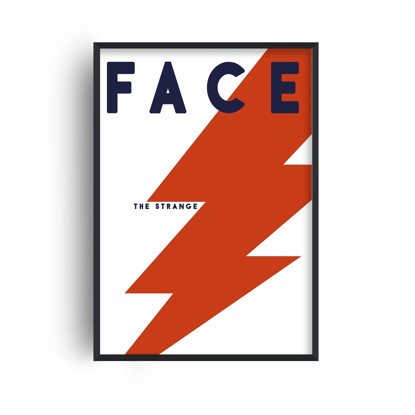 Face the strange Giclée retro Art Print