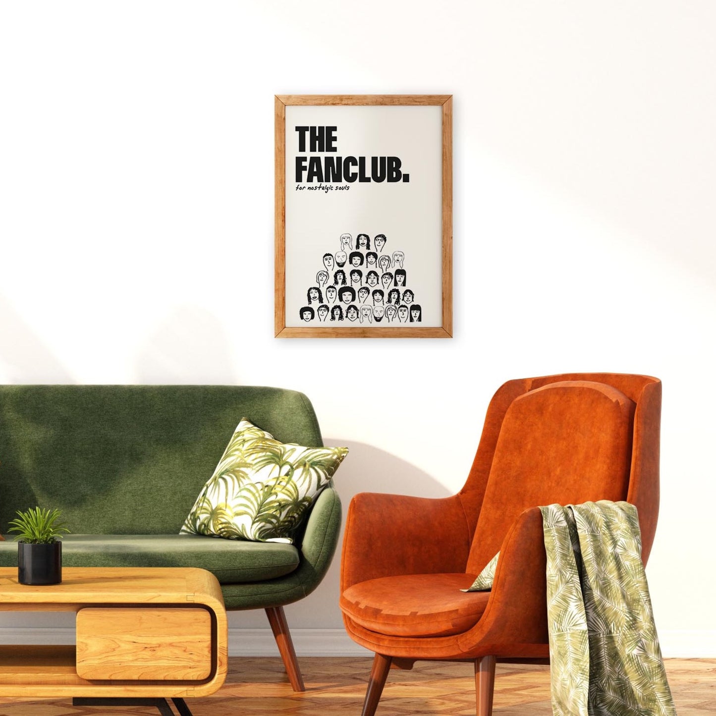 The Fanclub charity retro Giclée art print