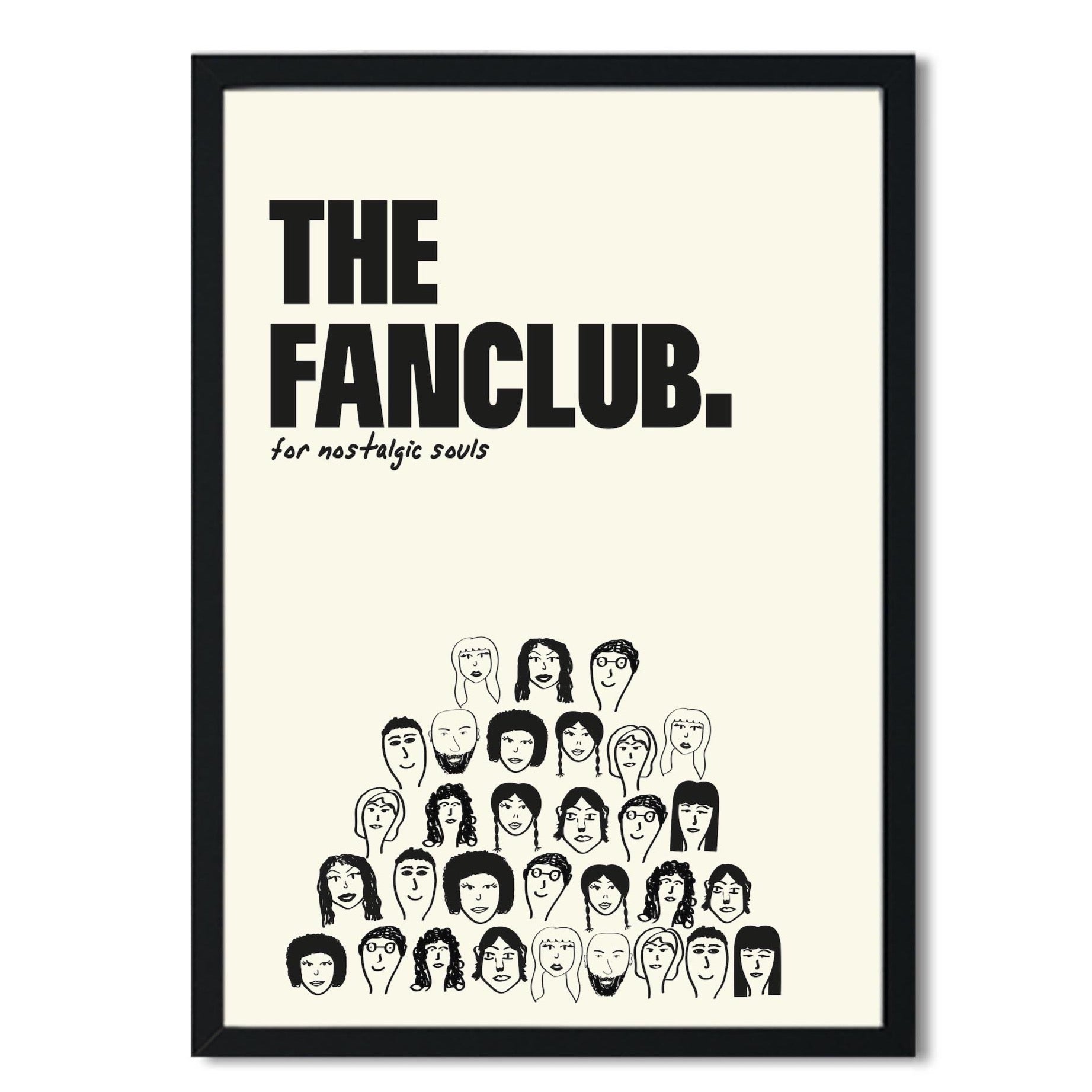 The Fanclub charity retro Giclée art print