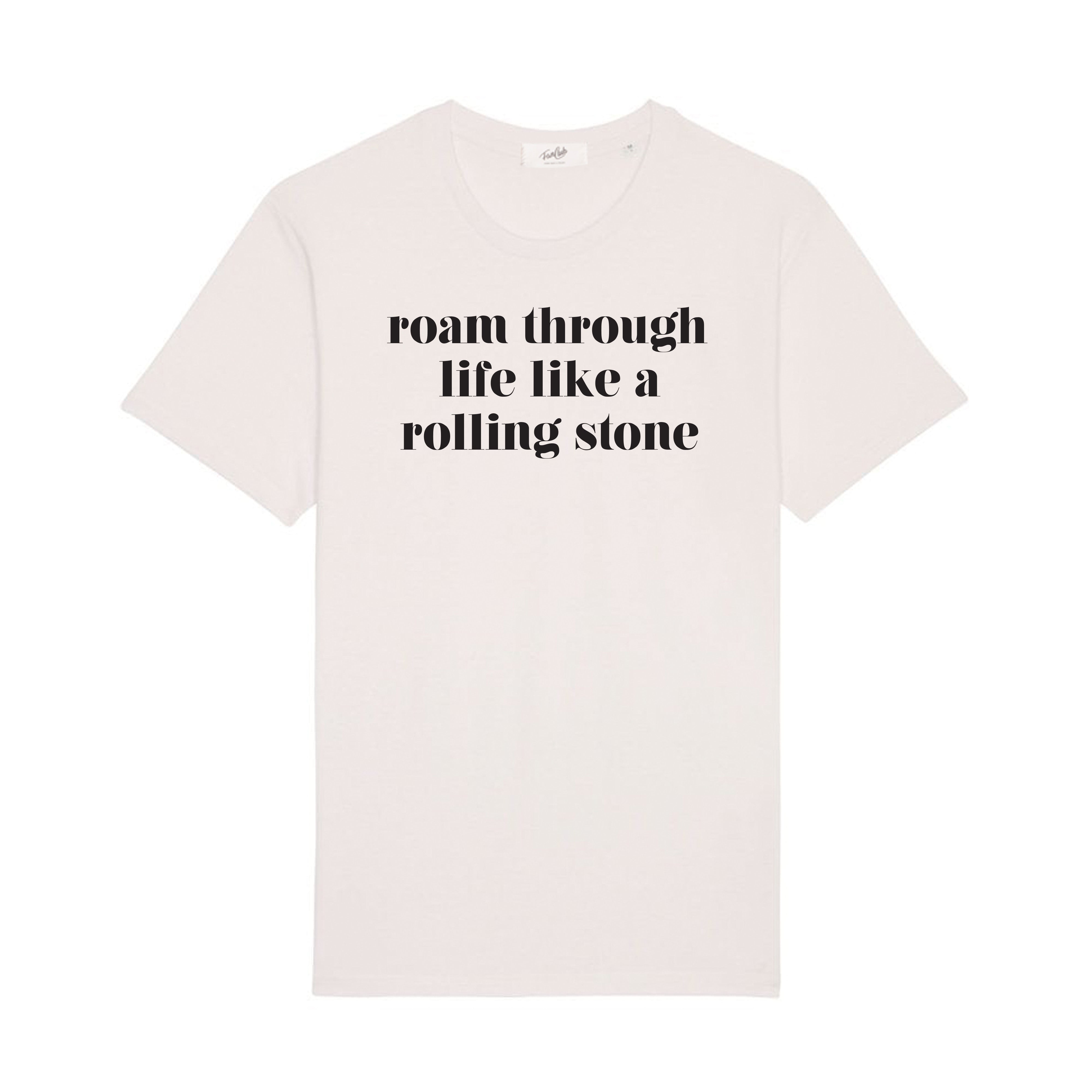 The rolling stone oversized retro slogan t-shirt
