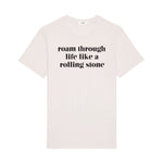 The rolling stone oversized retro slogan t-shirt
