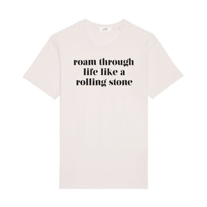 The rolling stone oversized retro slogan t-shirt
