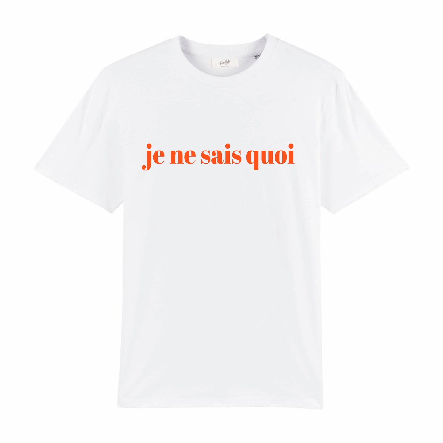 Je ne sais quoi Oversized retro slogan t-shirt