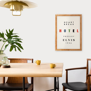 Heartbreak Hotel Giclée retro Art Print