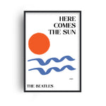Here comes the sun Giclée retro art Print