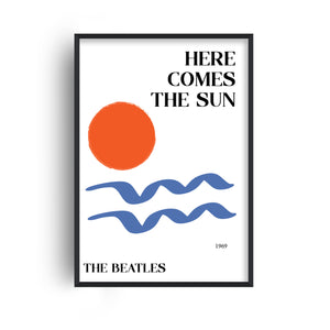 Here comes the sun Giclée retro art Print