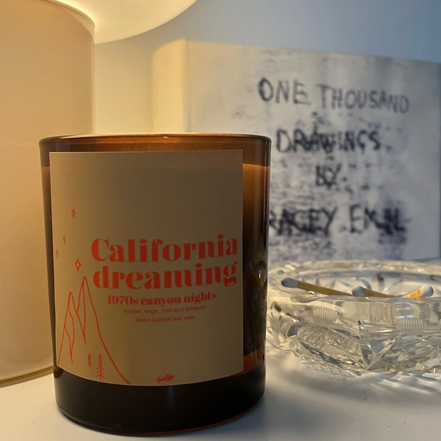 Fanclub California Dreaming 1970s Canyon Nights Candle 30cl