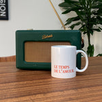 Le temps de l'amour french Retro Ceramic Mug