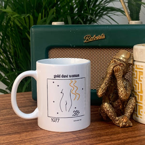 Gold Dust Woman Fleetwood Mac Music Inspired Retro Ceramic Mug