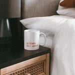 Le temps de l'amour french Retro Ceramic Mug