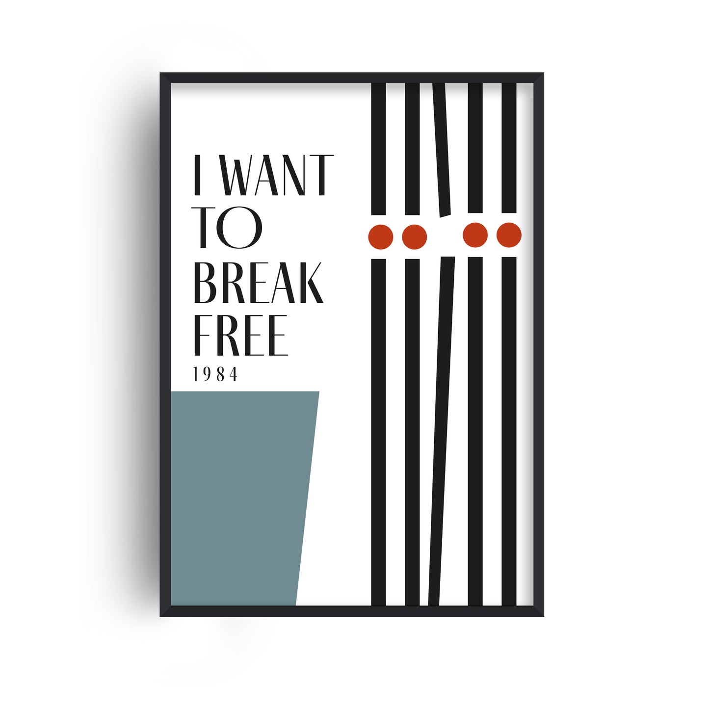 I Want To Break Free Giclée retro Art Print