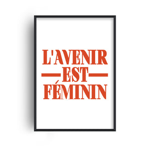 L'avenir est feminin Giclée retro Art print
