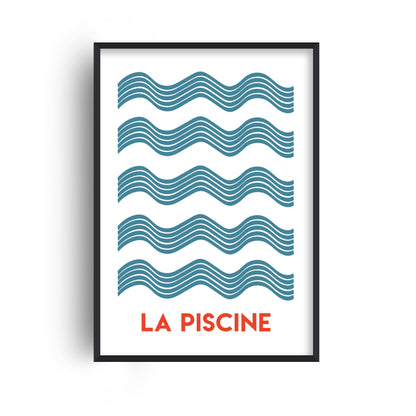 La Piscine Giclée retro Art Print