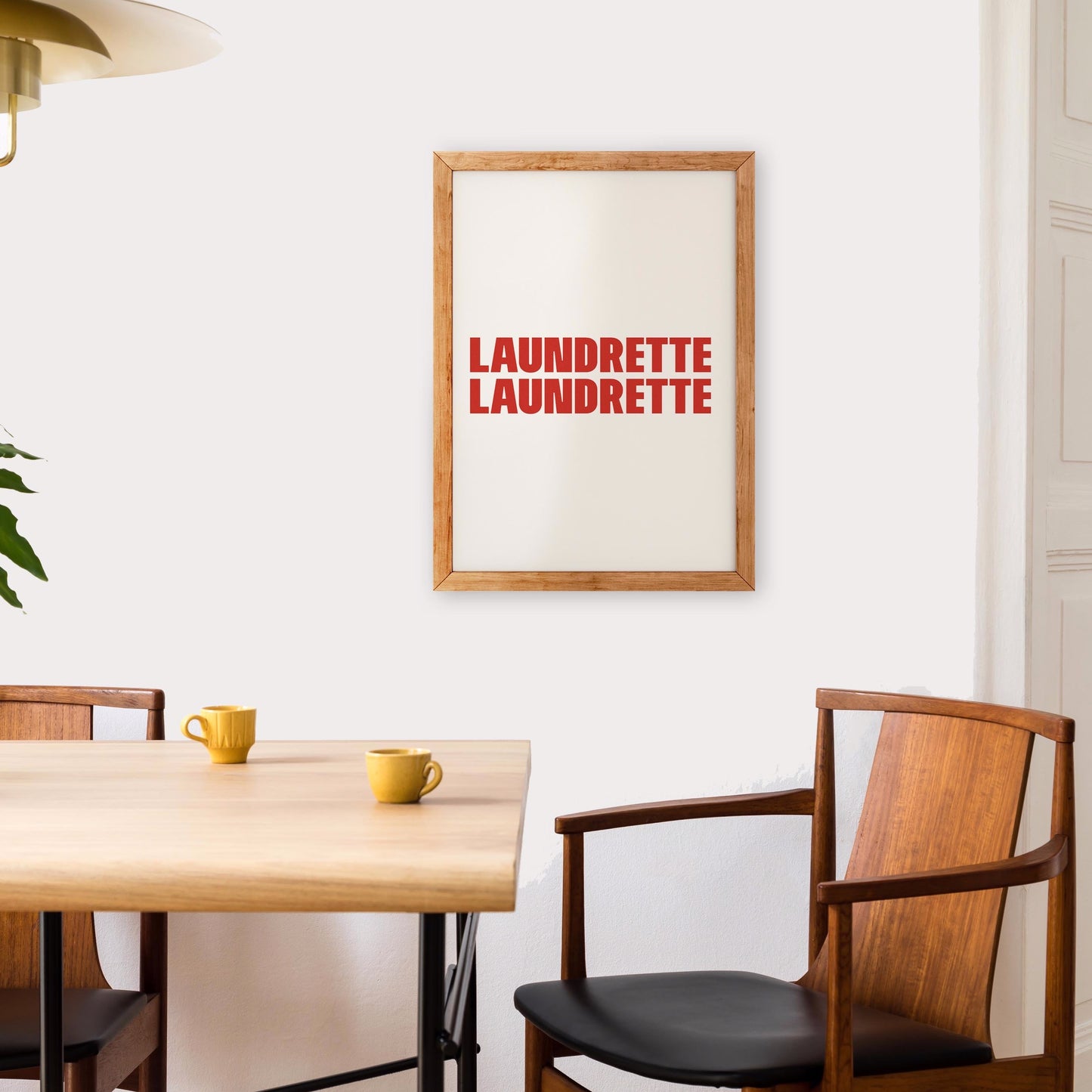 Laundrette Giclée retro Art Print