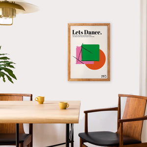 Lets Dance David Bowie Giclée retro Art Print