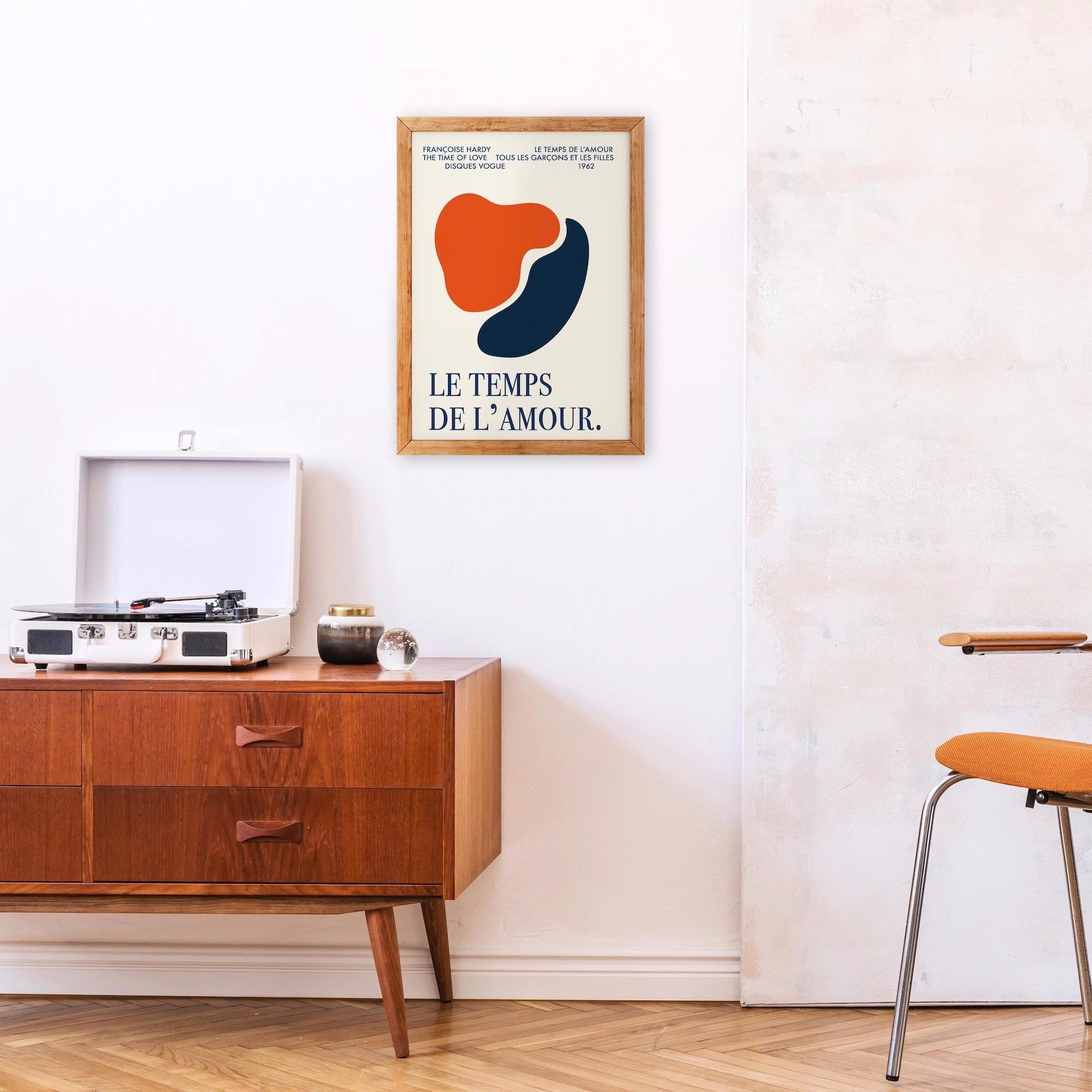 Le Temps De L'Amour (The Time Of Love) French abstract Giclée Art Print