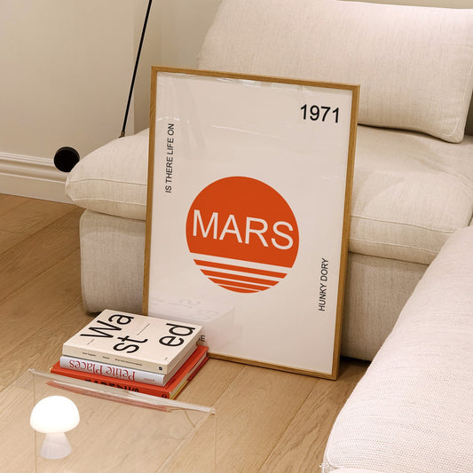 Life On Mars Giclée retro Art Print