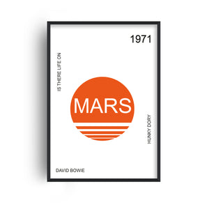 Life On Mars Giclée retro Art Print