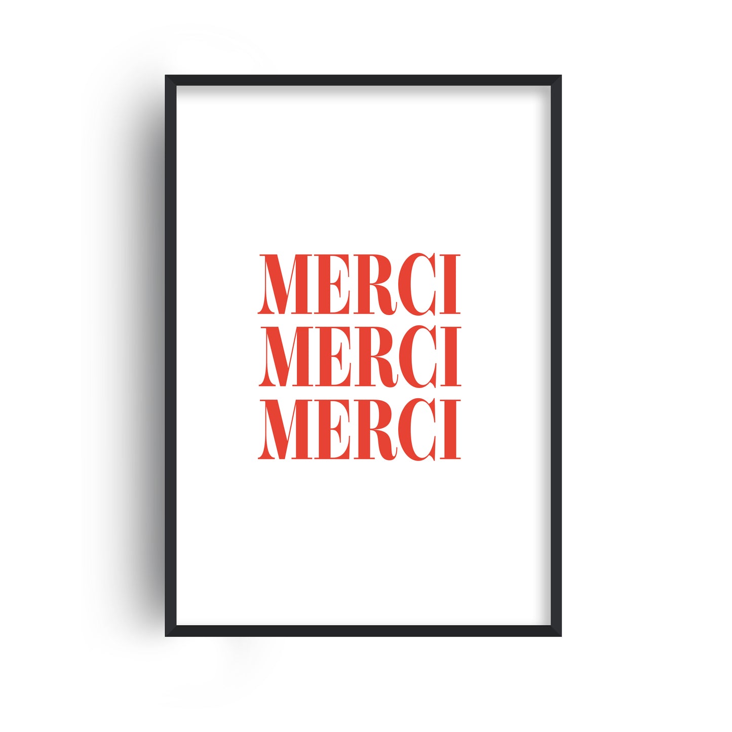 Merci French Giclée Art Print