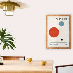 My aim is true abstract Giclée retro Art Print