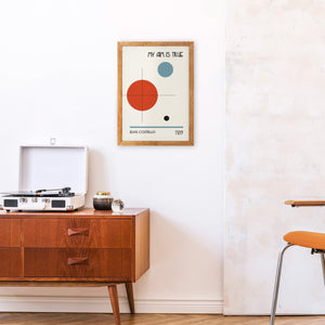 My aim is true abstract Giclée retro Art Print