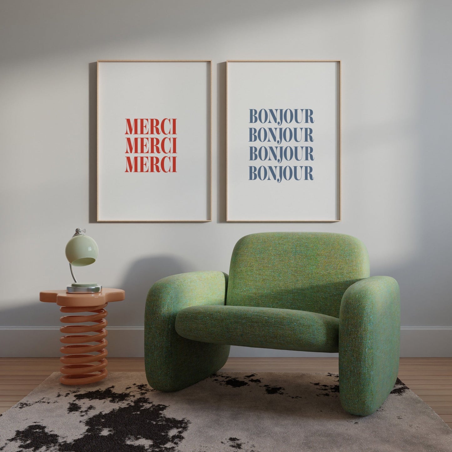 Bonjour French Giclée Art Print